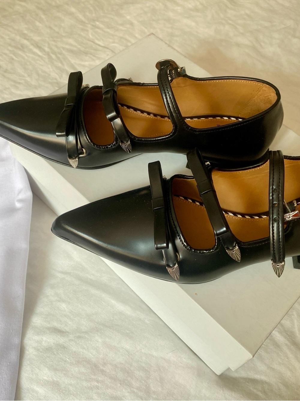 Trendy designer Pointed Mary Jane Flats